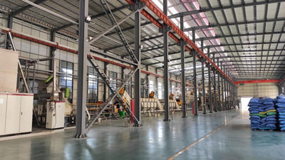 PolyAl equipment line in recycling facility