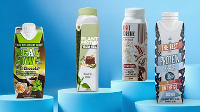 Tetra Pak carton packages for food supplement and nutrition products