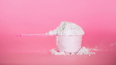 powder in a cup 