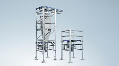 Bag discharger for bulk ingredient handling