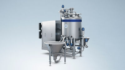 High shear mixer recirculation unit for industrial use