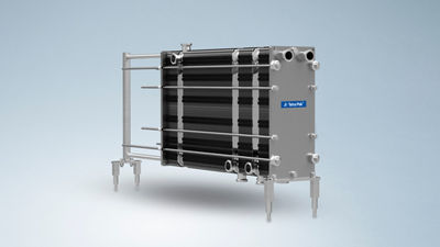 Heat exchanger equipment used in food production