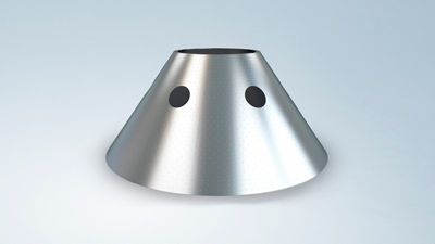 Separator disc component with polynode technology