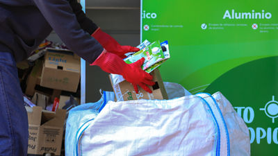 reciclaje de envases de cartón para bebidas y alimentos en Asunción y Gran Asunción