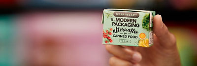 hand holding carton pack