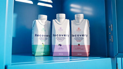 Recovery drinks in Tetra Prisma Aseptic cartons