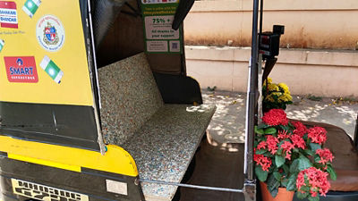 Collection of used cartons from doorstep 