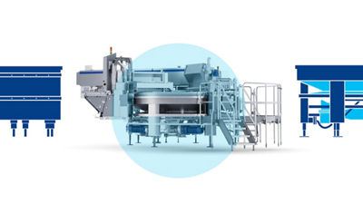 Tetra Pak Rotary Moulder 35 A4, focus on brine tank