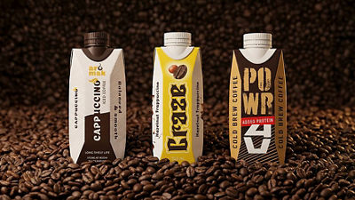 Ready to drink coffee in Tetra Pak carton
