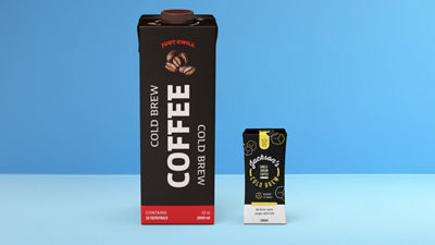 RTD coffee drink in Tetra Brik Aseptic carton packages