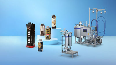 RTD coffee in Tetra Pak carton packages