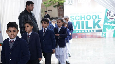 School children in Pakistain