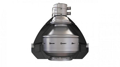 Un separador Tetra Pak visto desde el costado 