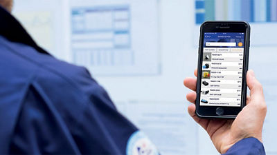 Spart parts on smart phone