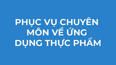 Serving up food application expertise