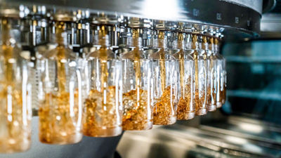 High speed aseptic PET line