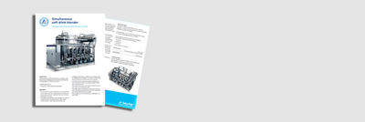 brochure relative au mélangeur simultané pour les boissons sans alcool