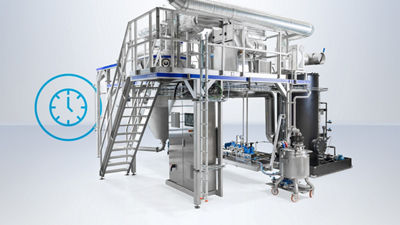 Skid-mounted spray dryer