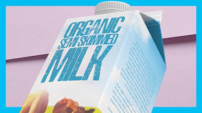Skimmed milk drink in Tetra Rex carton, Tetra Pak Matte packaging material