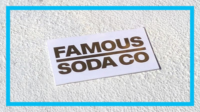 Soda brand - Famous Soda co