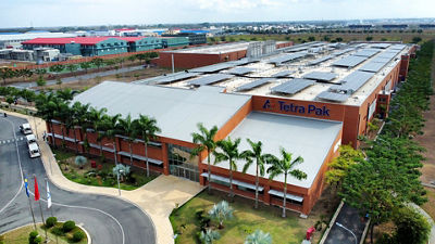 Binh Duong factory aerial view