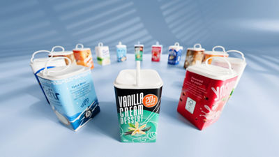 Tetra Reva spoonable food package range.