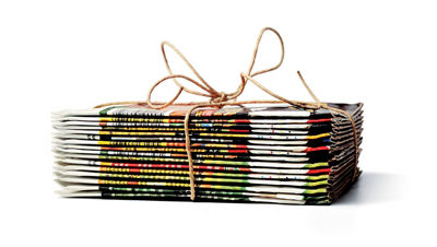 stack of flattened cartons