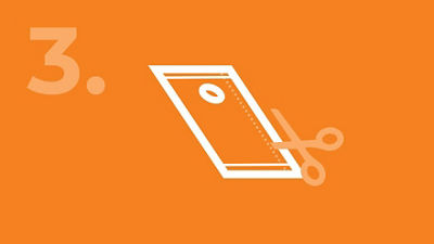 Cut the carton vertically