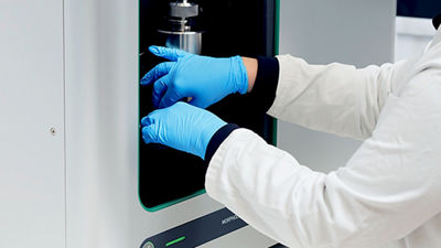 Testing dressings in lab