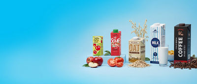 Milk and other beverages in Tetra Brik Aseptic carton packages