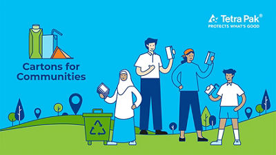 Tetra Pak launches Cartons for Communities in Indonesia to strengthen food and beverage carton collection and recycling