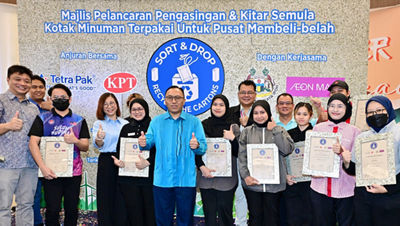 Tetra Pak dan KPT Recycle Projek “Sort & Drop – Recycle the Cartons” 