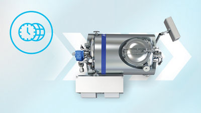 Tetra Pak Food Processor with time icon