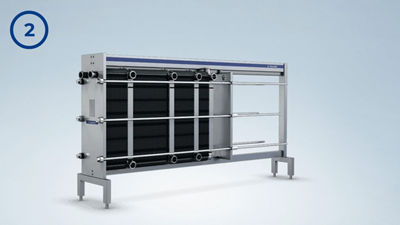 Tetra Pak plate heat exchanger