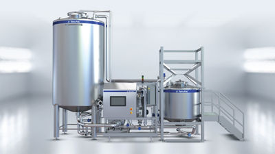 Tetra Pak® High Volume Batch Mixer in a plant