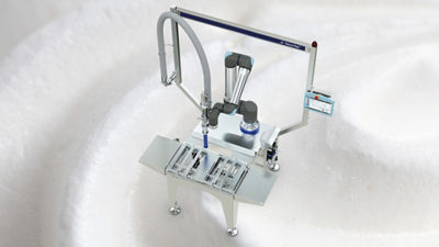 Tetra Pak Ice Cream Robot Filler M2 equipment placed on ice cream
