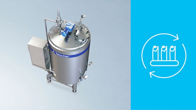 Tetra Pak Industrial Protein Mixer recirculation model