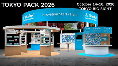 日本テトラパック、8年ぶりに「TOKYO PACK 2026」へ出展　～国内未導入*の新容器を初披露、商品開発から市場投入までを支援するトータルソリューションと食品・飲料の最新トレンドを紹介～