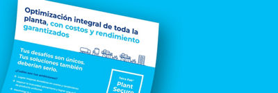 Infografía sobre la optimización de una planta