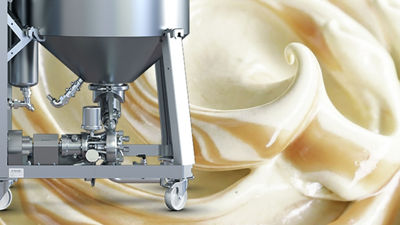 Tetra Pak Pump Station A3 with ice cream in the background