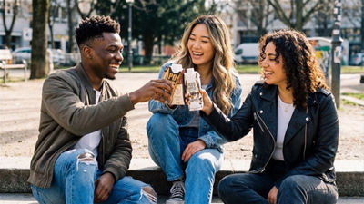 Tetra Prisma carton package, Be natural design