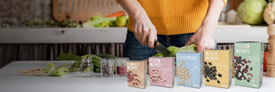 Tetra Recart carton packages for beans, volumes and formats