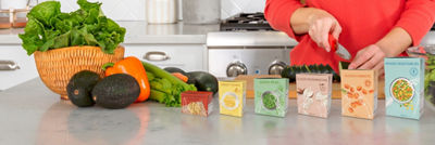 Vegetables in Tetra Recart carton packages