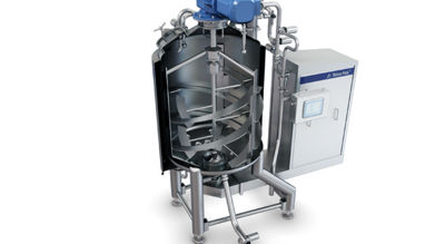 Double-shaft agitator