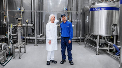 Operators in processing plant