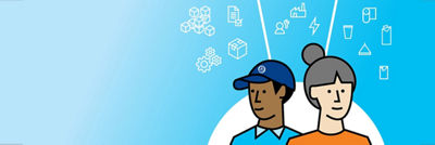 Tetra Pak operator and customer, illustration