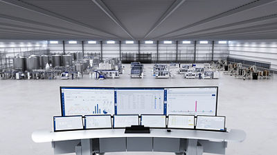 Automation Digital Tetra Pak Factory OS Control Room