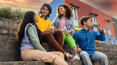 Friends hanging out
