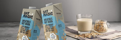 Two packages and oat flakes