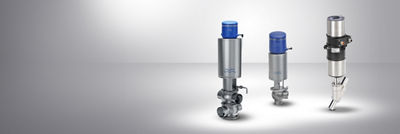 Sanitary and non-sanitary food processing valves 